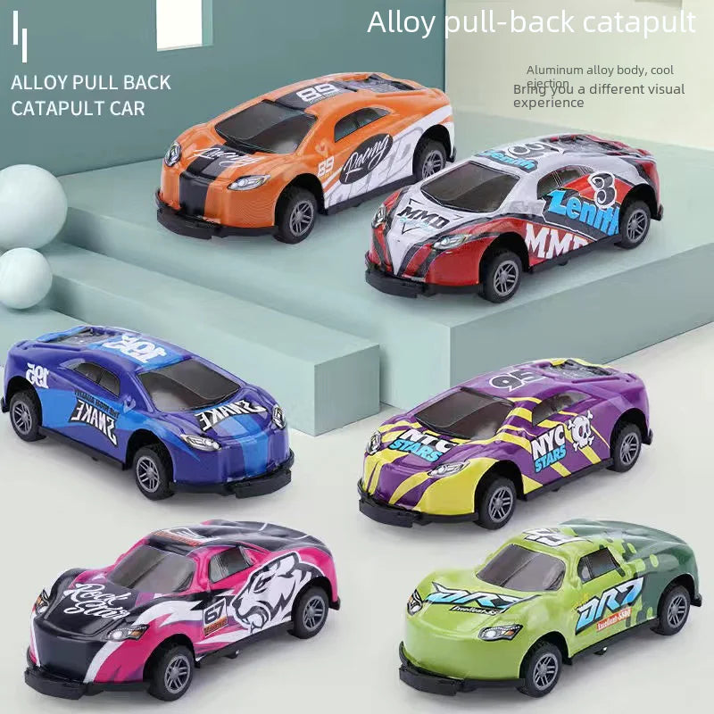 Alloy Bouncing Car Model - Mini Racing Toy