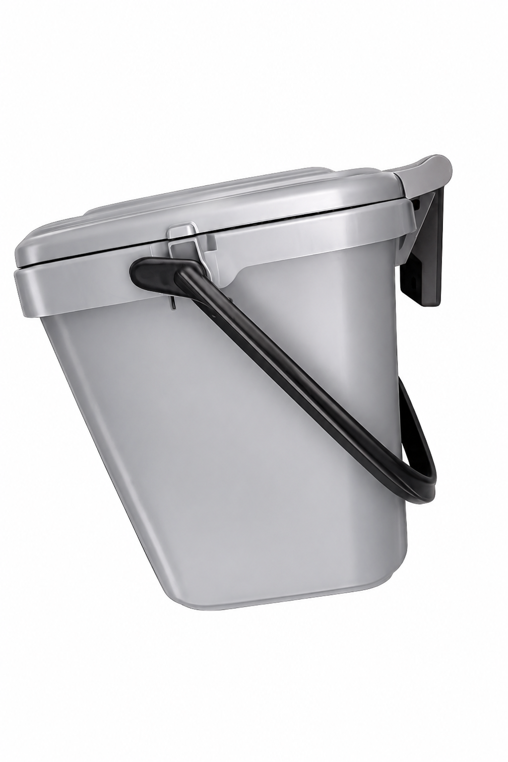 HomeDrive Hidden Kitchen Caddy Clip for 7L Food Waste Bin – Cupboard Door & Wall Mount