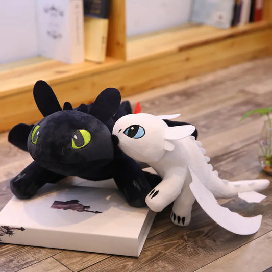 Toothless Plush Night Fury & Light Fury Doll Toy