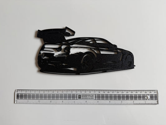 3D printed Nissan GTR Silhouette Wall Art