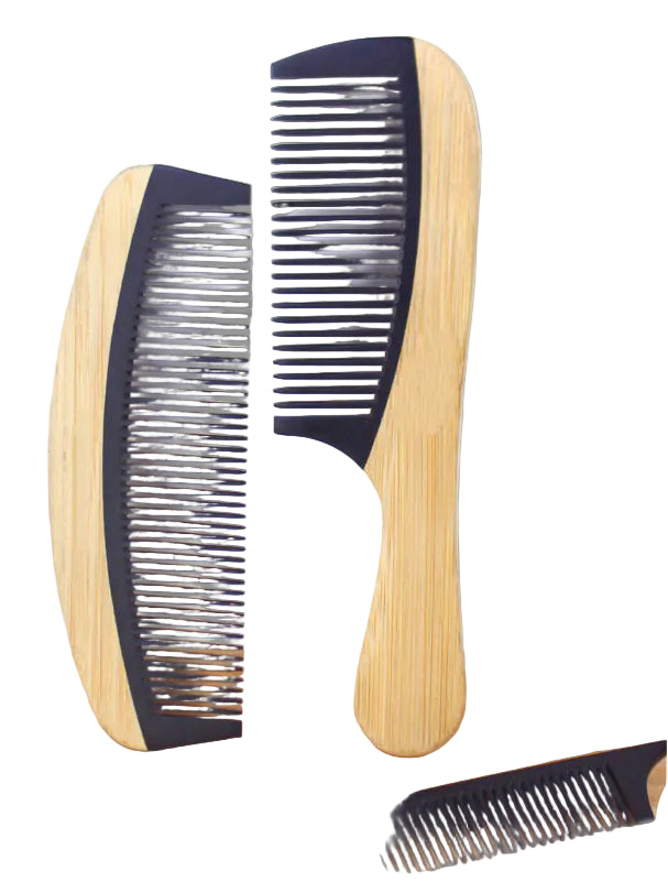 Bamboo Hair Comb for Women - Anti-Static Wooden Design
