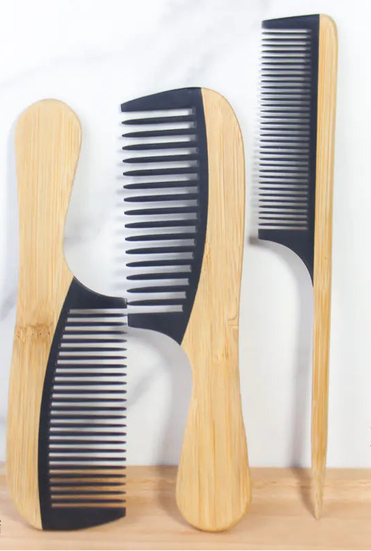 Bamboo Hair Comb for Women - Anti-Static Wooden Design