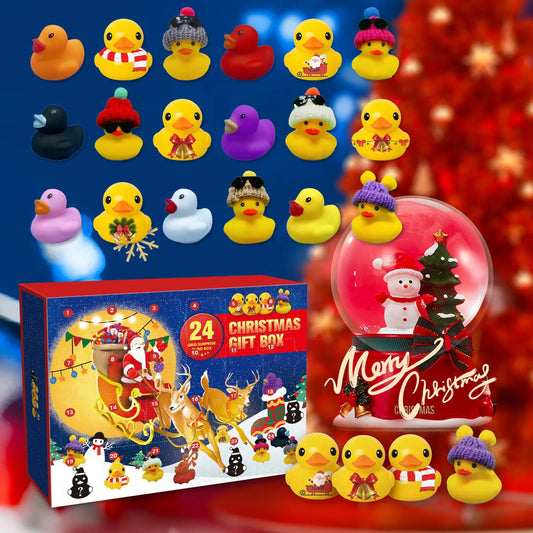 Advent Calendar Rubber Duck Toy Blind Box (24 Slots)