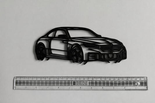 3D printed BMW M2 Silhouette Wall Art