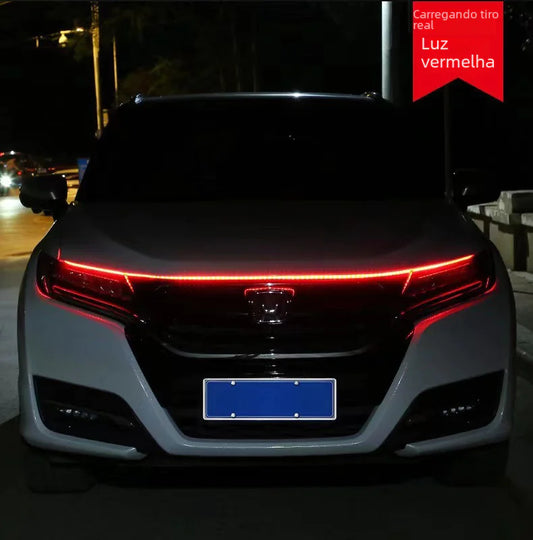 Car Start Scan LED Daytime Running Lights with Hood Decor
