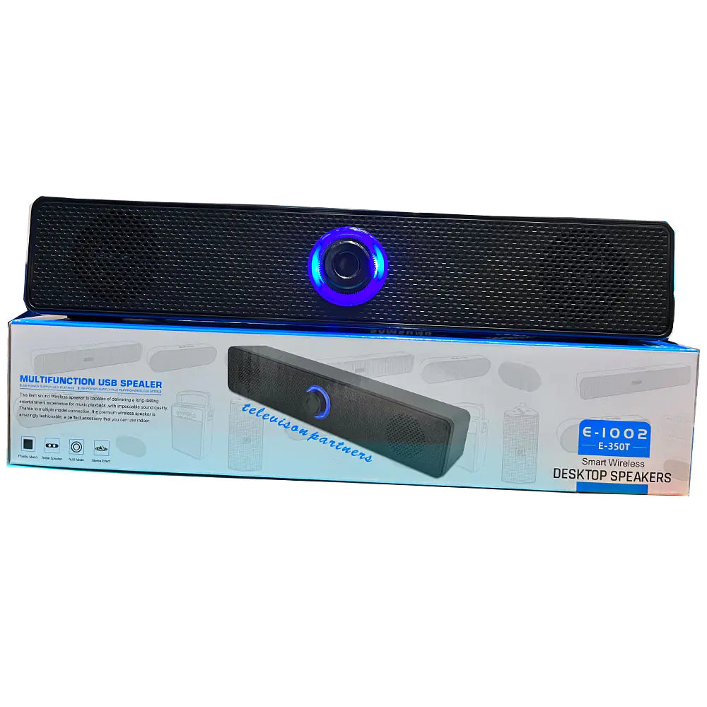 Bluetooth Wired Speaker with Dual Bass for Desktop