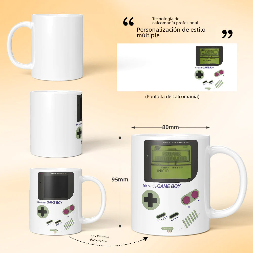 Large Ceramic Color-Changing Game Console Mug