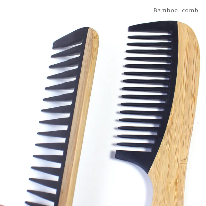 Bamboo Hair Comb for Women - Anti-Static Wooden Design