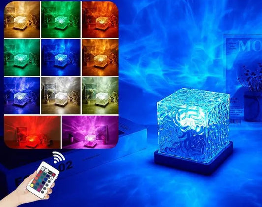 Dynamic Water Wave Rotating Ambience Lamp