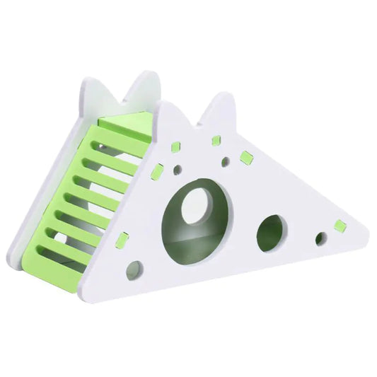 Hamster Toy Nest with Slide and PVC Colorful Hut