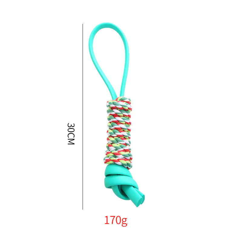 Resistant TPR Dog Chewing Toy for Teeth Cleaning