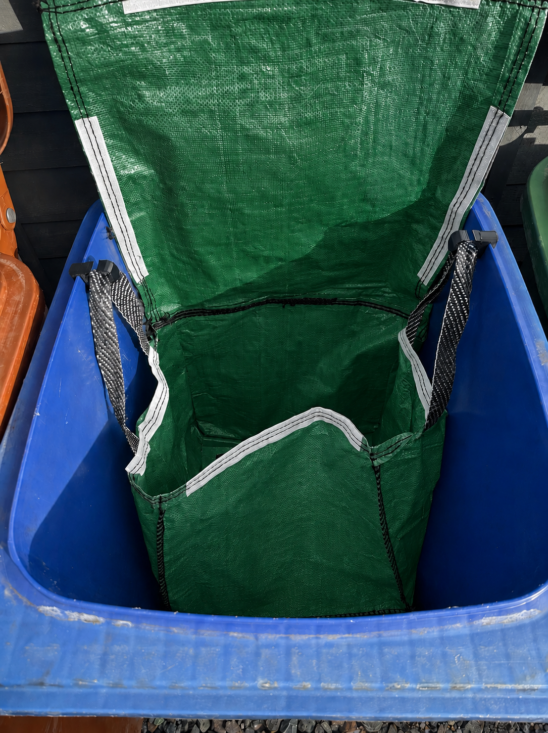 HomeDrive Recycling bag Clips for Wheelie Bins,Blue, Green, Grey