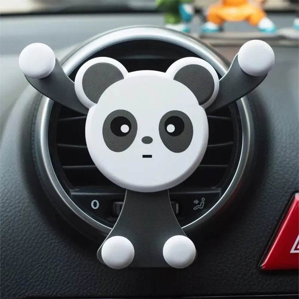 Creative Panda Car Air Vent Phone Holder