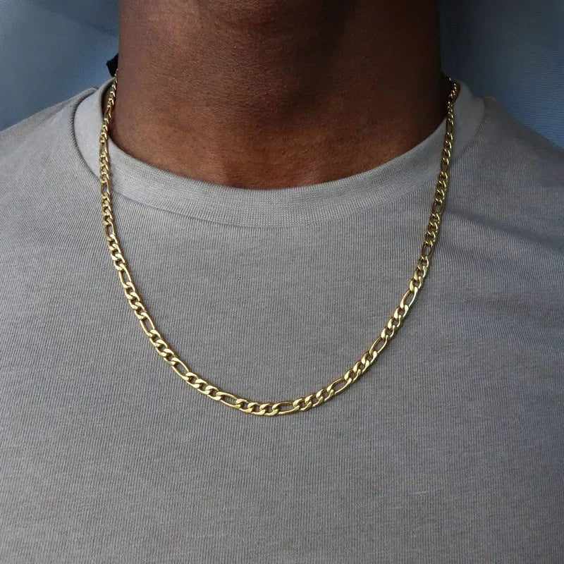 Simple Gold & Silver Chain Necklace