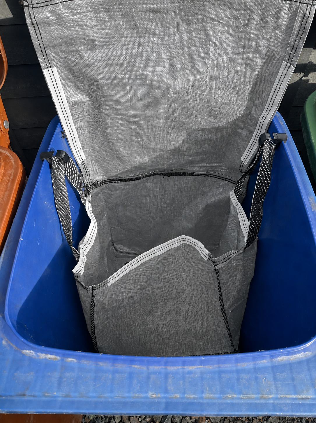 HomeDrive Recycling bag Clips for Wheelie Bins,Blue, Green, Grey