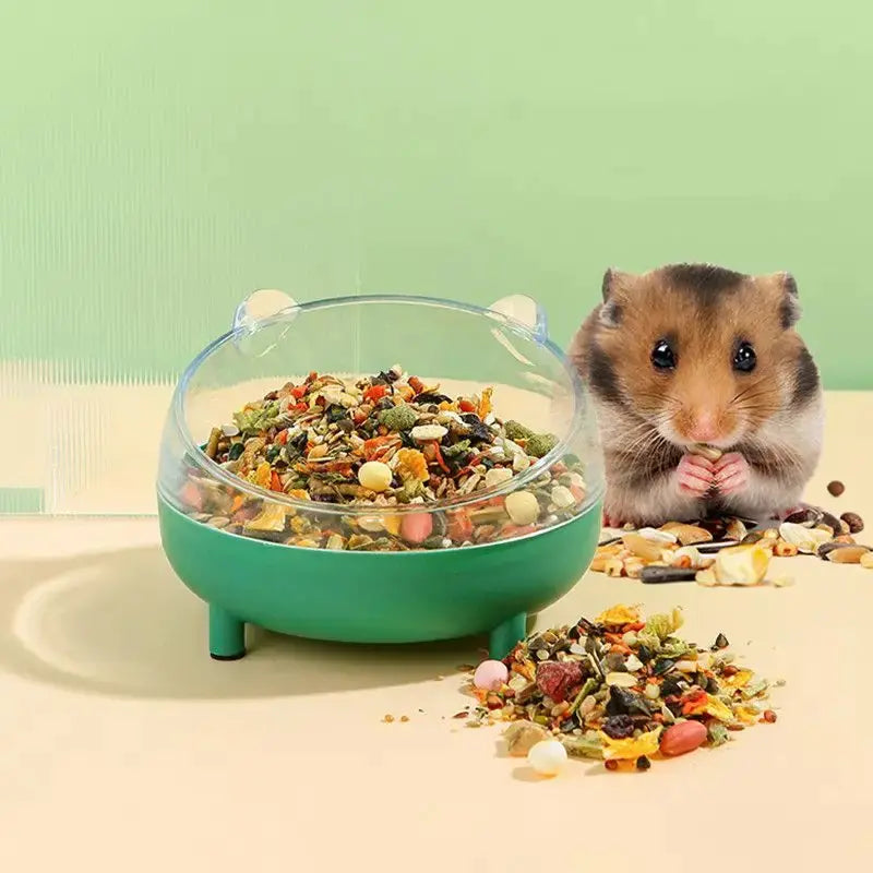 Golden Bear Anti-Turnover Hamster Food Bowl Feeder