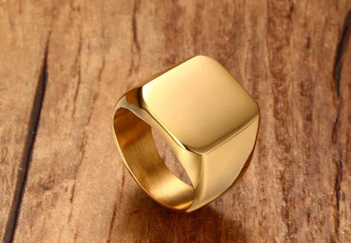 Men's 18MM Stainless Steel Smooth Ring (Wholesale)