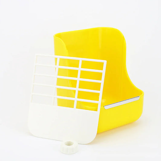 Rabbit Food Bowl & Hay Rack