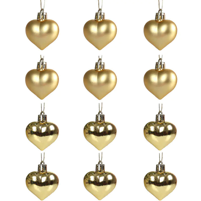 Heart-Shaped Christmas Tree Hanging Decoration Ornament