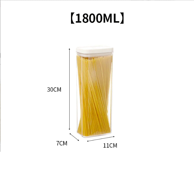 Plastic Storage Jar for Grains and Food Preservation