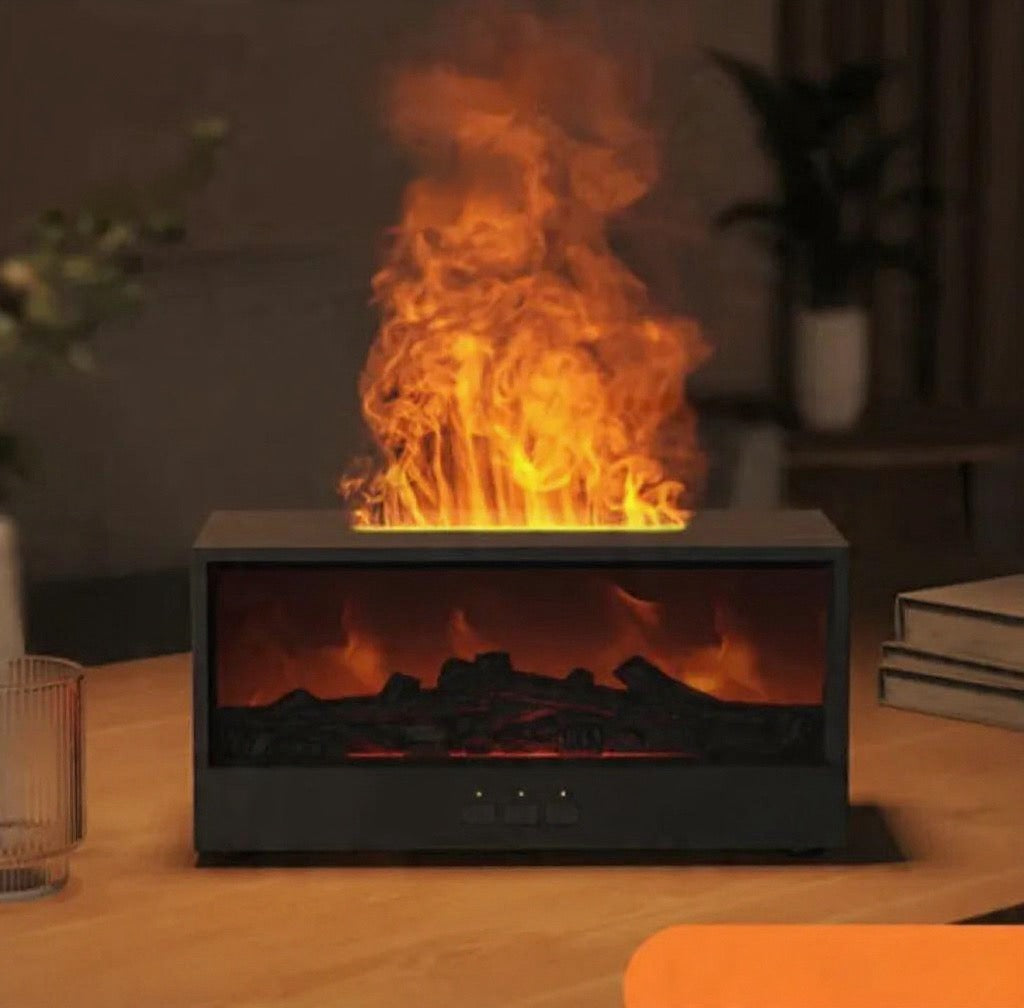 Essence Mist Aromatherapy Humidifier Fire Remote Controled