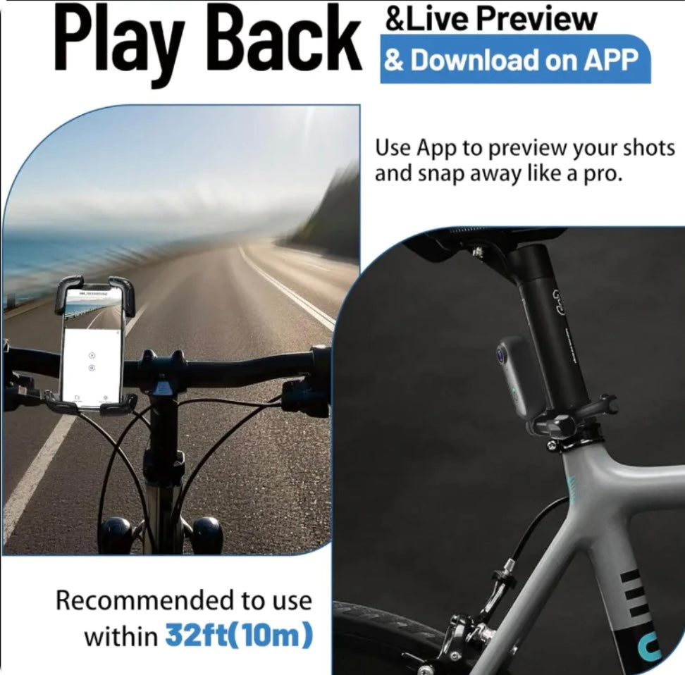 4K HD Mini Action Cam - Waterproof