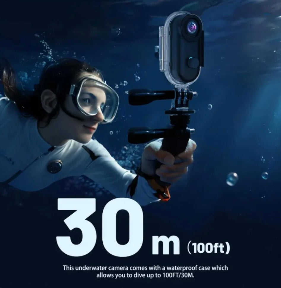 4K HD Mini Action Cam - Waterproof