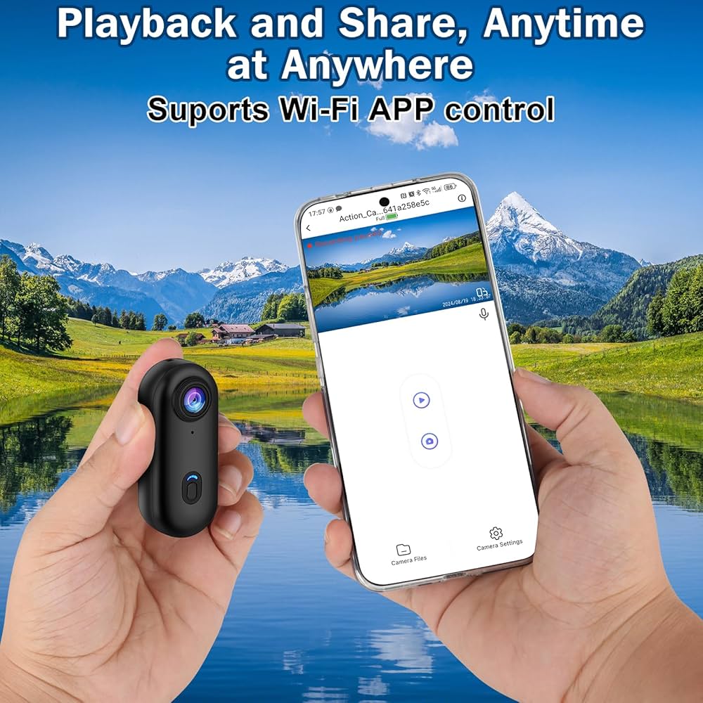 4K HD Mini Action Cam - Waterproof