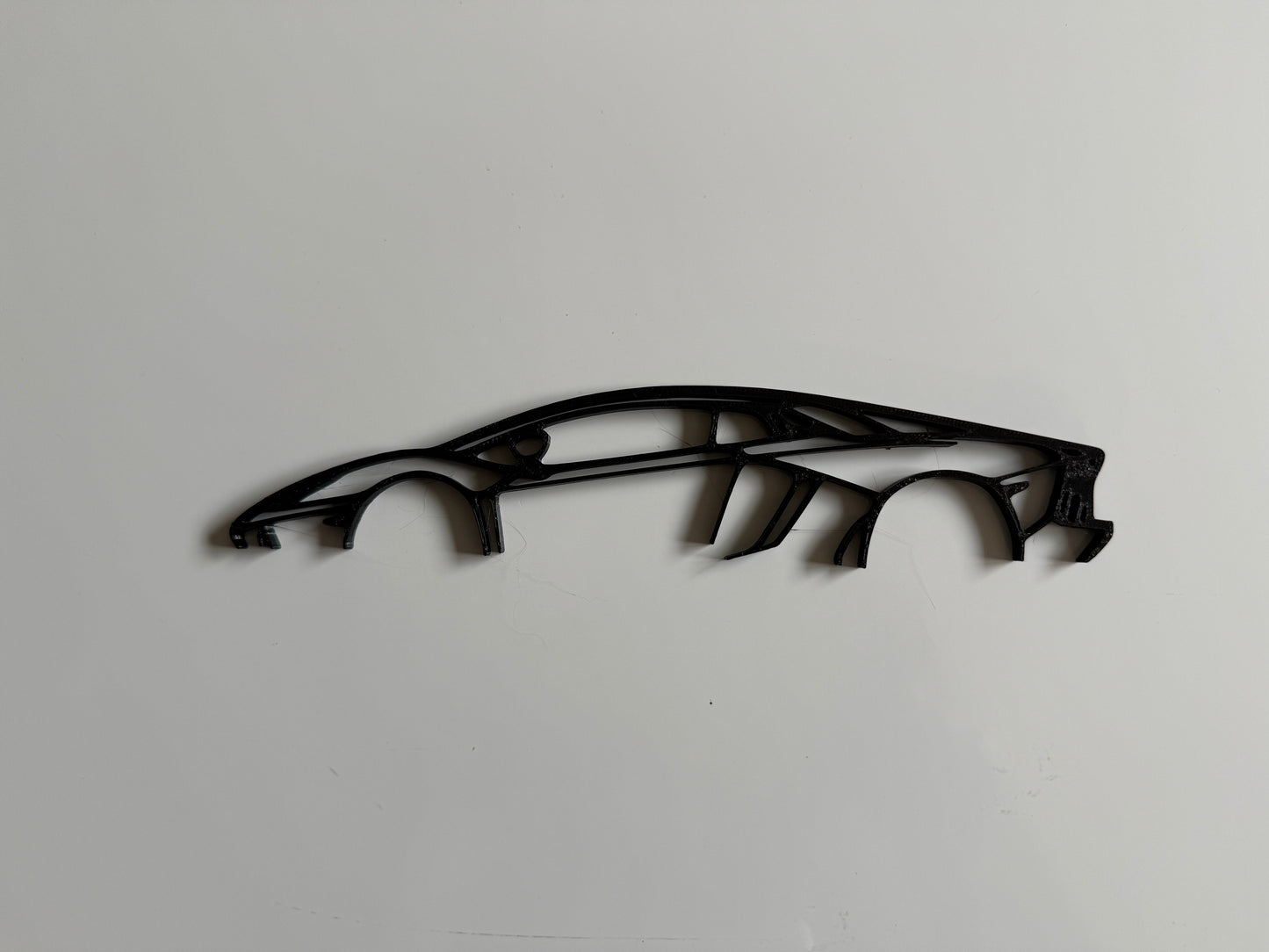 3D Printed Lamborghini Aventador Silhouette