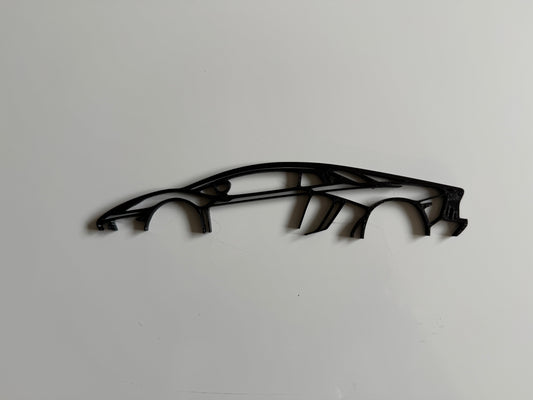 3D Printed Lamborghini Aventador Silhouette