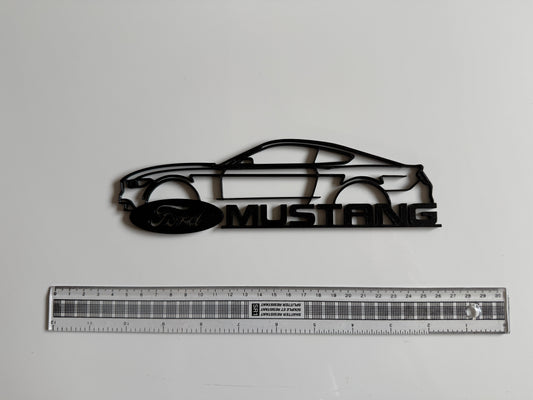 3D printed Ford Mustang Silhouette Wall Art