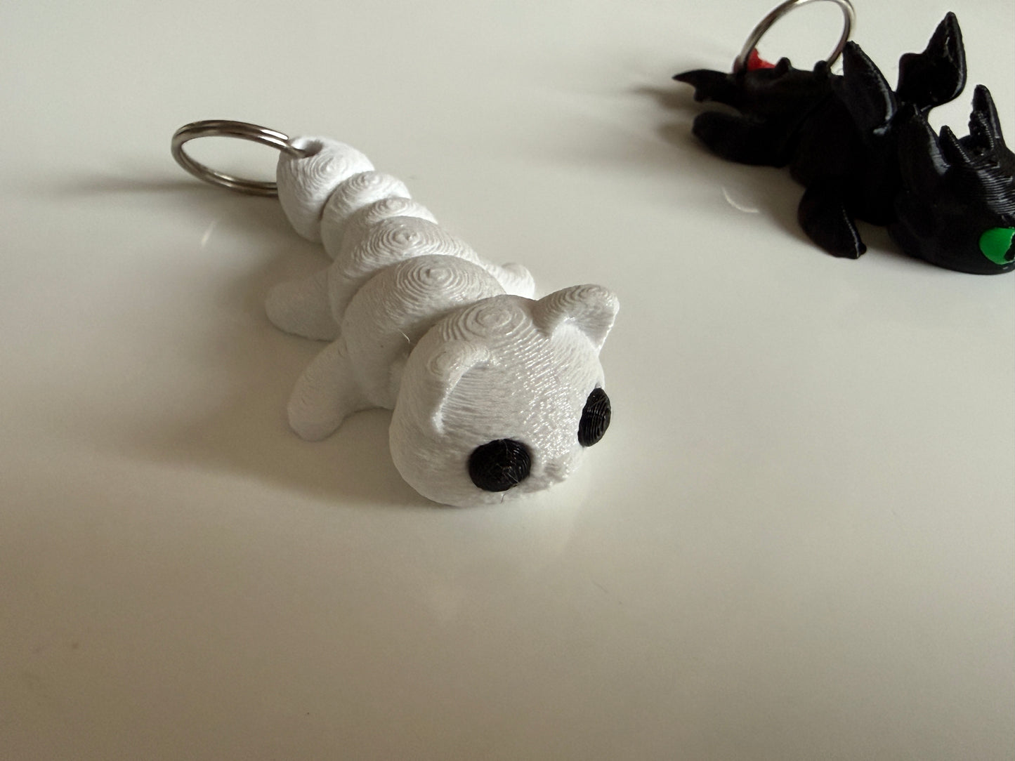 Articulated Fidget Cat Keychain