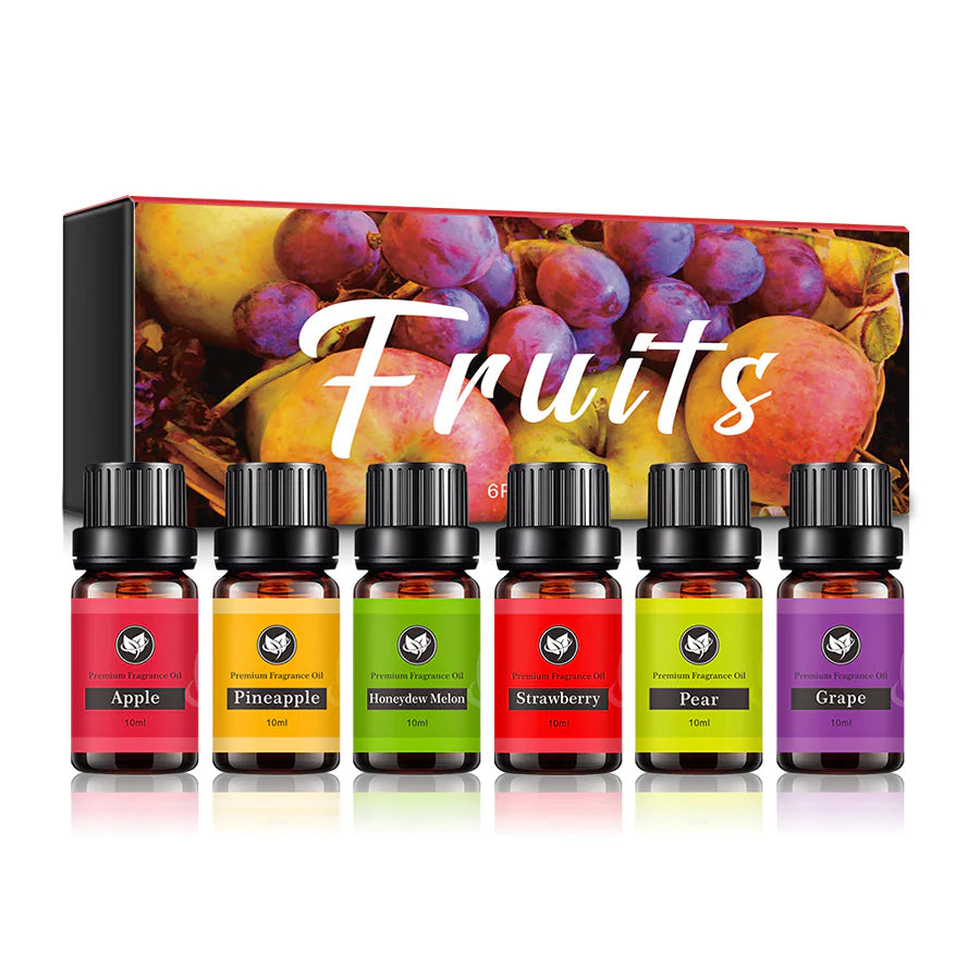 Essential Oil Fruit Set for Aromatherapy Diffuser 10ml