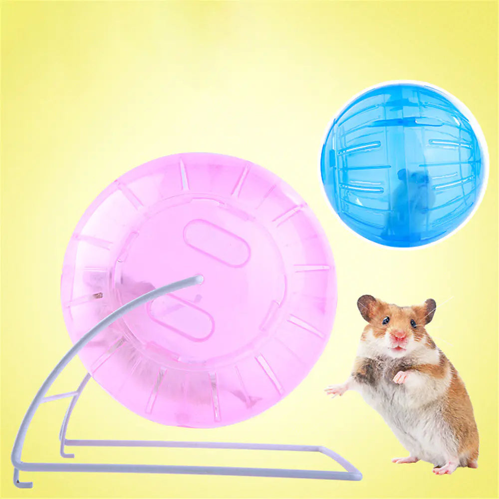 Hamster Ball Exercise Accessory with Transparent Wheel