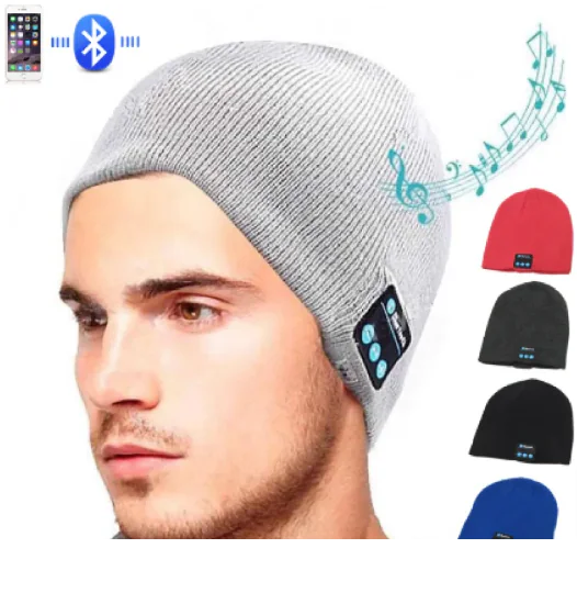 Wireless Bluetooth Knitted Hat (Take Calls, Listen to Music in Stereo)