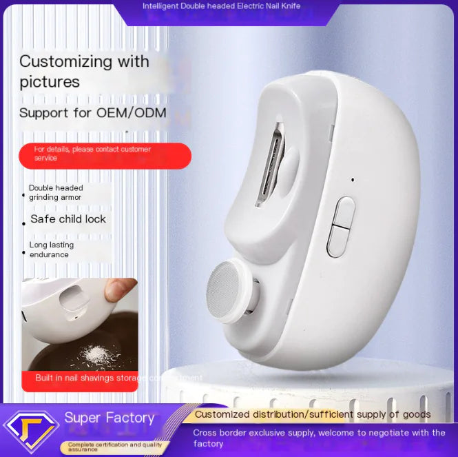 Electric Nail Clipper Portable Multi-Function Nail Grinder