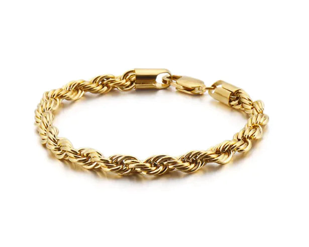 18K Gold Twist Rope Chain