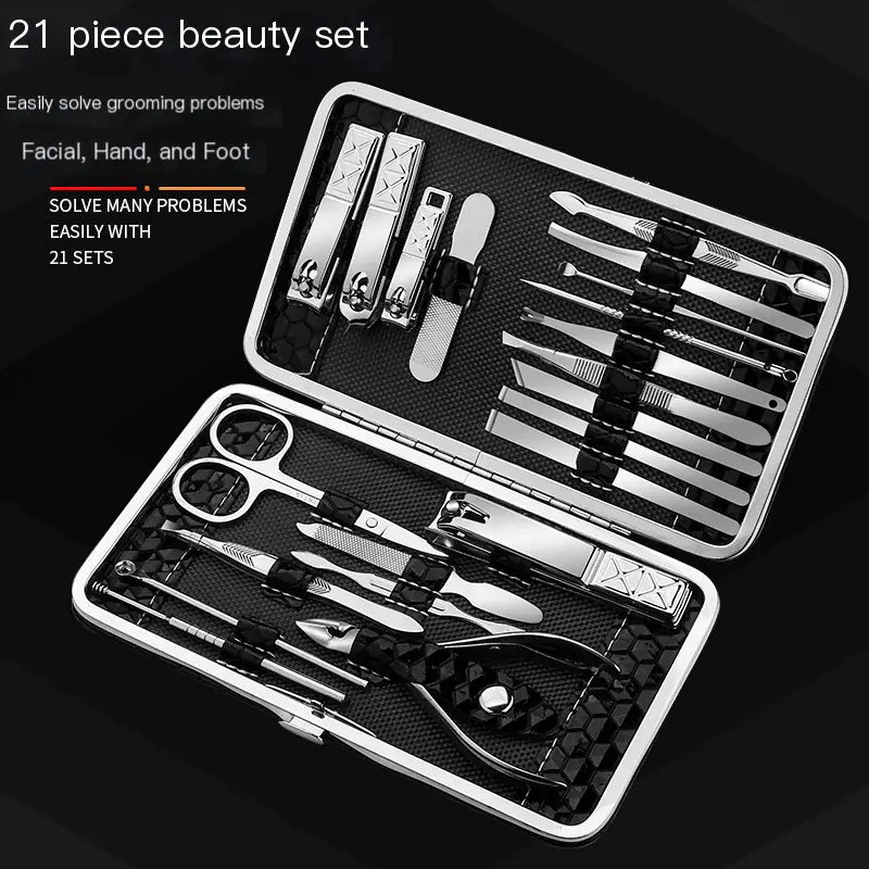 Nail Clipper Set - Stainless Steel Manicure Tools