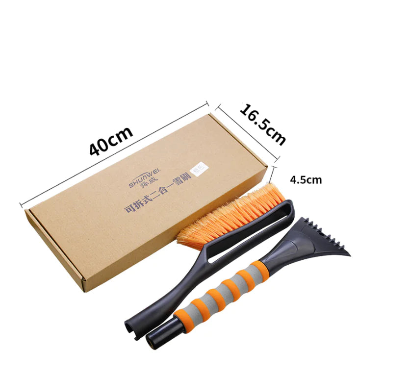 Winter Car Snow Shovel and Ice Scraper, 2-in-1 Tool