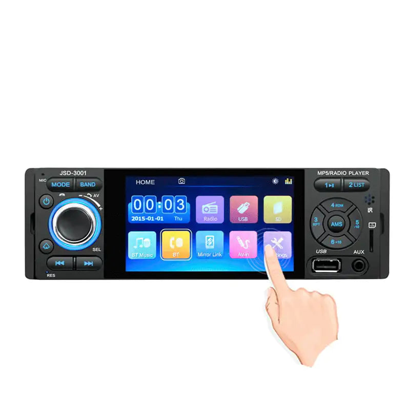 4.1 Inch Bluetooth Car Capacitive Touch Screen and Mirror Link