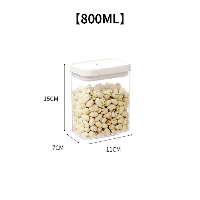 Plastic Storage Jar for Grains and Food Preservation