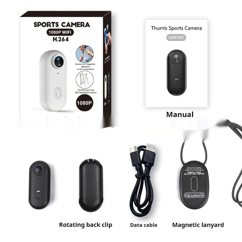 4K HD Mini Action Cam - Waterproof