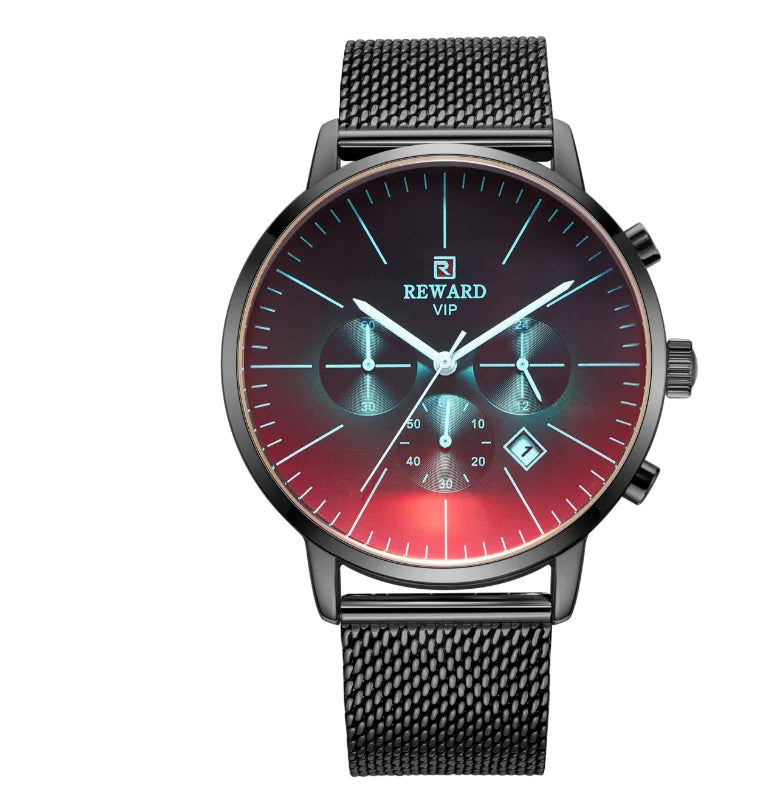 REWARD Fashion Men's Multifunctional Waterproof Quartz Sports Watch