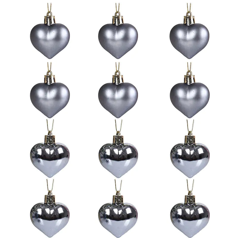 Heart-Shaped Christmas Tree Hanging Decoration Ornament