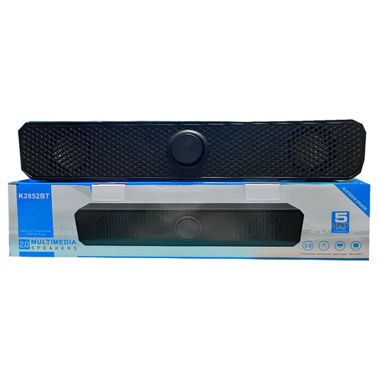 Bluetooth Wired Speaker with Dual Bass for Desktop