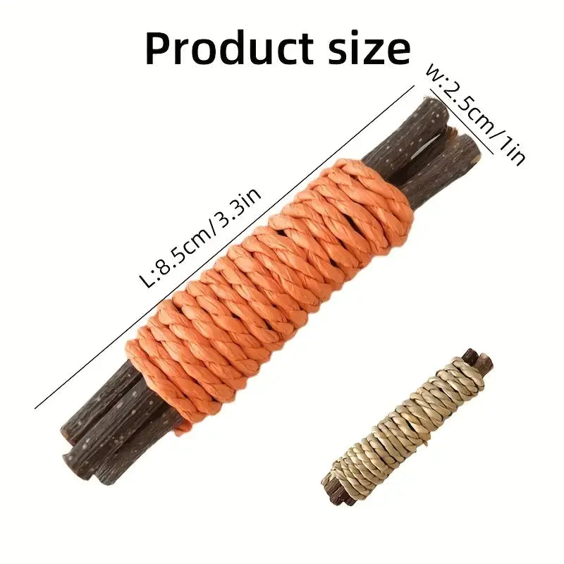 Apple Branch Molar Sticks for Rabbits and Small Pets