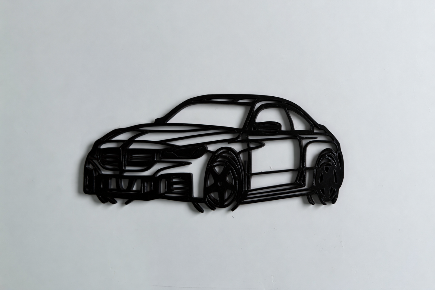 3D printed BMW M2 Silhouette Wall Art