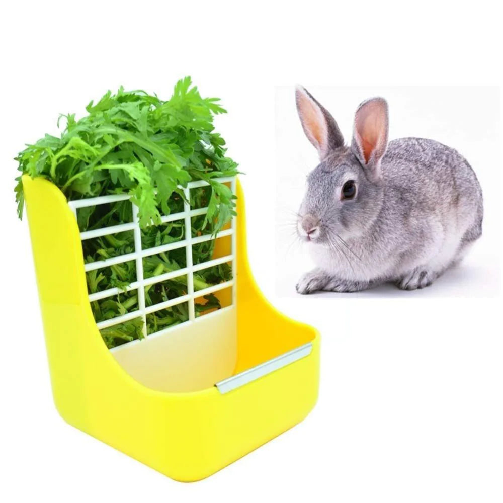 Rabbit Food Bowl & Hay Rack