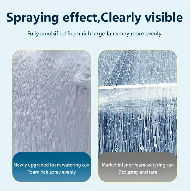 2L Handheld Car Wash Foam Spray Bottle for Cleaning