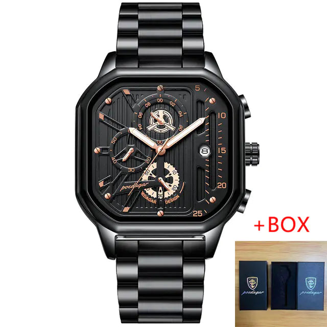 Waterproof Multifunctional Men's Quartz Fashion Watch